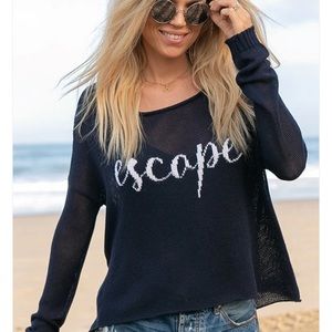 Wooden Ships “Escape” sweater. S/M. Like new, worn once. $45